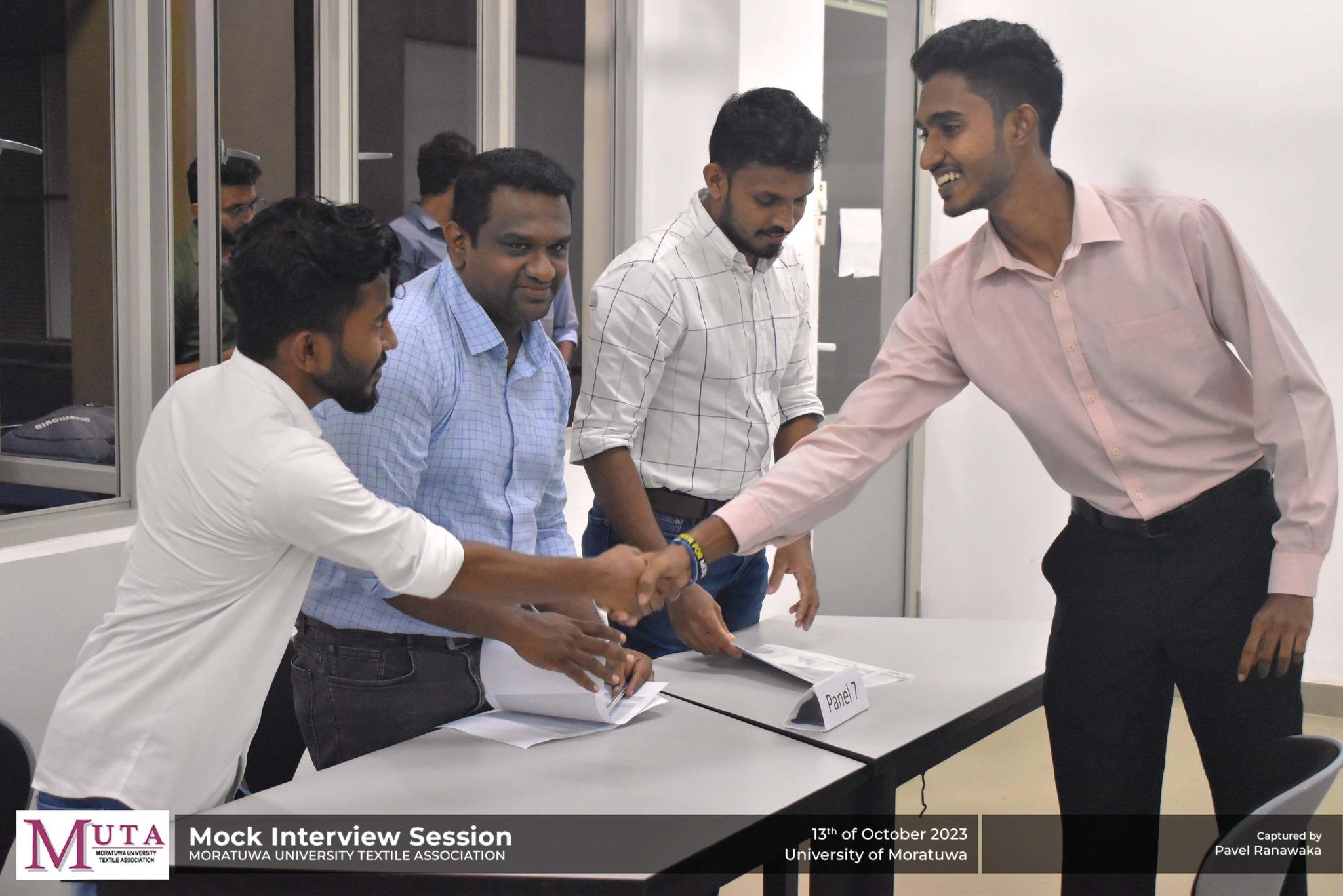 MUTA Hosts a Remarkable Mock Interview Session for Textile and Apparel Engineering Students